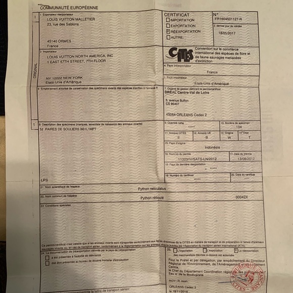 Size 100Louis Vuitton Monte Carlo Python Loafers - Picture 2 of 4